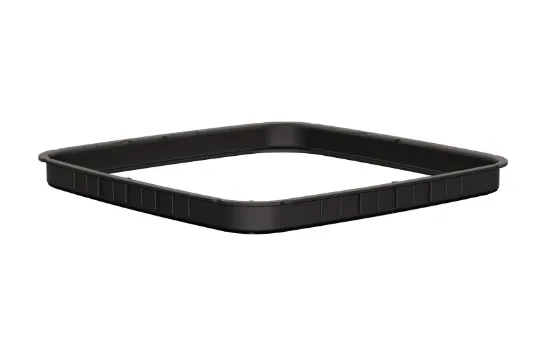 Пакетодержатель iPlast чёрный ЭКО для мусорного контейнера 120 л 14.935.99.PE.R
