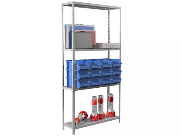 СТЕЛЛАЖ MS STANDART 150KD/75X40/4