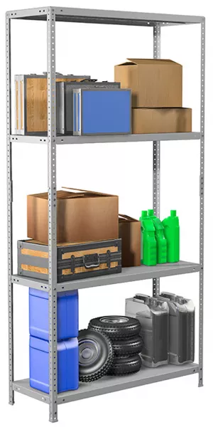 СТЕЛЛАЖ MS STANDART 200KD/100X40/4